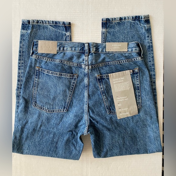 NWT Everlane The Relaxed Straight Organic Jean size 29 - Picture 6 of 16